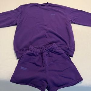 SET ACTIVE SWEAT SET SMALL PURPLE